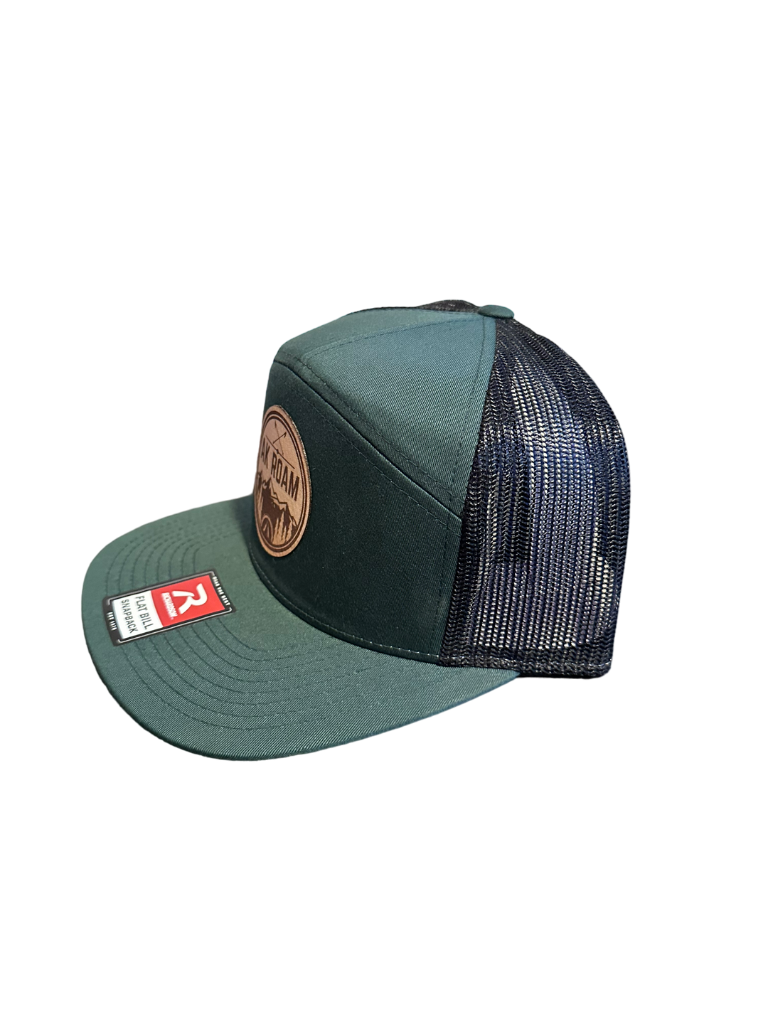 Pine Green 7 Panel Hat